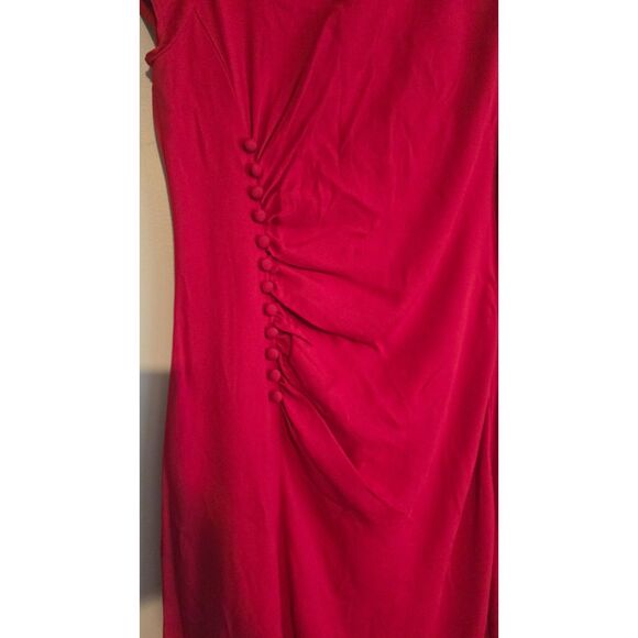 Reformation Frasier Dress in Cherry Red NWT Size 10P - Picture 6 of 12